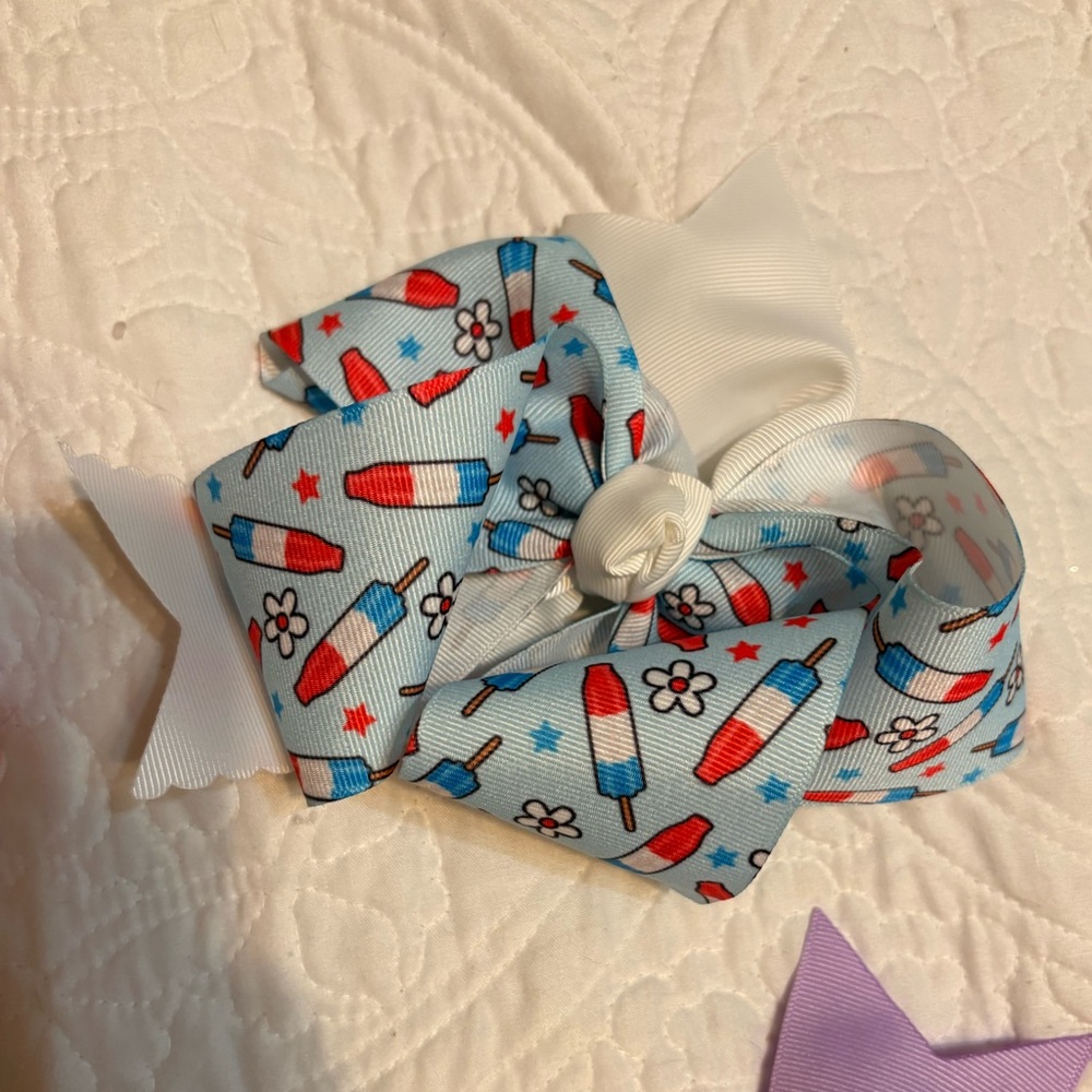 Seasonal Hairbow Bundle with Alligator Clips - Picture 6 of 11